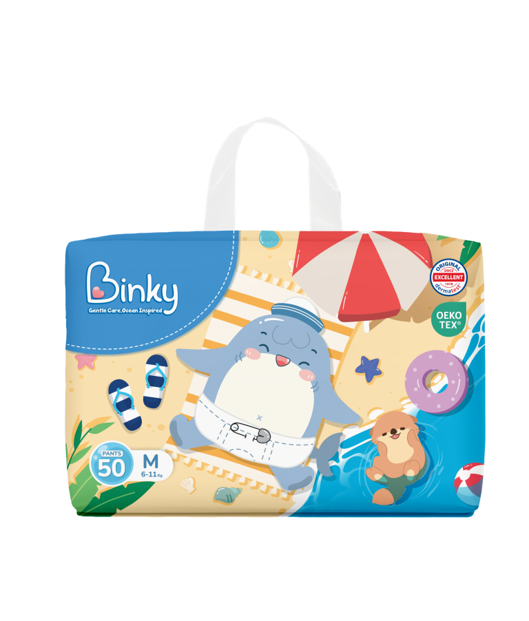 Tã-bỉm quần Binky size M