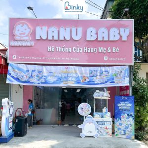 BInky cập bến tại hệ thống mẹ bé Nanu Baby 