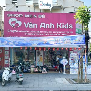 Tã - bỉm Binky chính thức ra mắt tại Hệ thống mẹ bé Vân Anh Kids Hải Dương